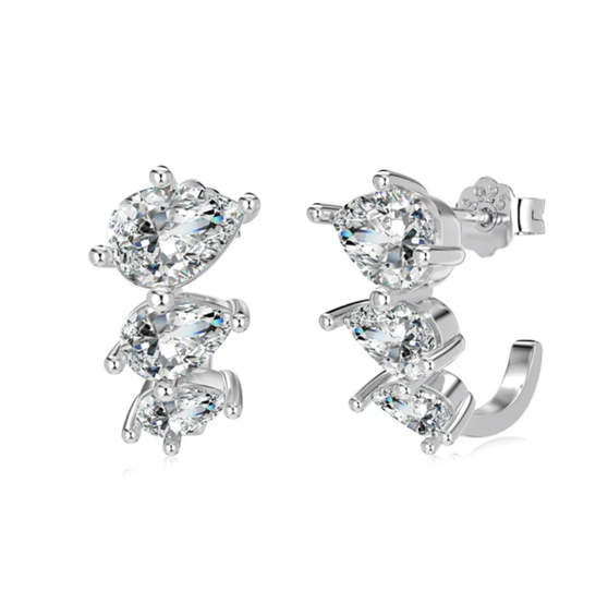Pendientes CikOrefice Gioielli Mujer in Plata Cubic Zirconia EMVWR01 - EMVWR01